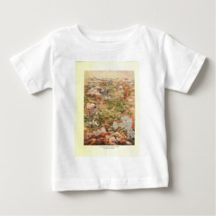 1910 Luftkarte - Yellowstone Nationalpark Baby T-shirt