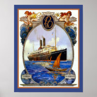 1910 Navigation mit Halbinsel und Orientalischem D