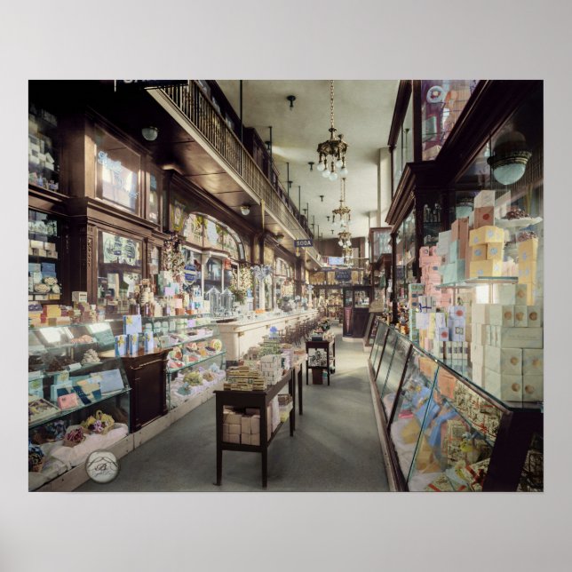 1910 Pharmacy - Pennsylvania Station, New York Poster (Vorne)