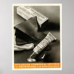 1910 Ronchèse Ampho Vaccin Französisches Plakat