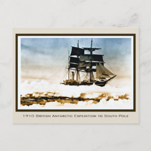 1910 Scott-Expedition zum Südpol von Terra Nova Postkarte