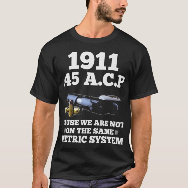 1911 45 AKP-Messsystem T-Shirt (Vorderseite)