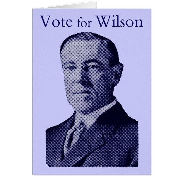 1912 Abstimmung für Wilson (Vorne)