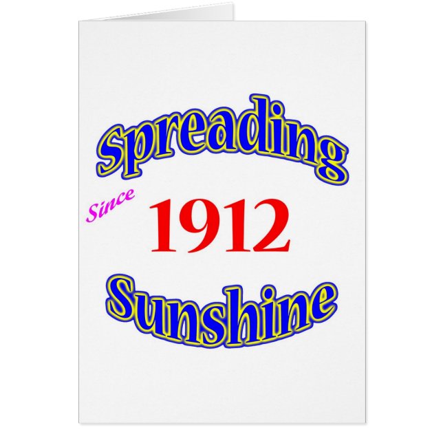 1912 ausgebreiteter Sonnenschein (Vorne)
