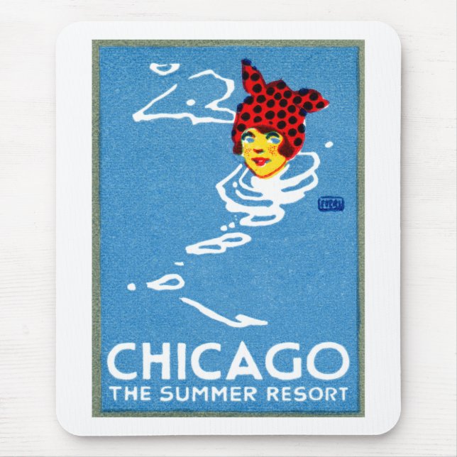 1912 Chicago, The Summer Resort Mousepad (Vorne)