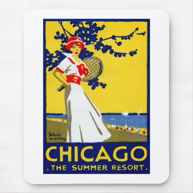 1912 Chicago, The Summer Resort Mousepad (Vorne)