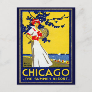 1912 Chicago, The Summer Resort Postkarte