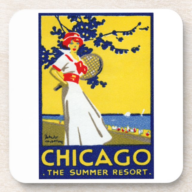 1912 Chicago, The Summer Resort Untersetzer (Vorderseite)