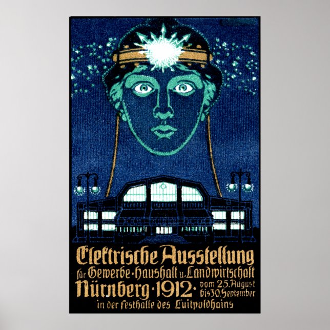 1912 Electricity Expo Poster (Vorne)