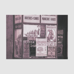 1912 Schaufenster Vaudeville Pro-Gewerkschaft Mani Seidenpapier