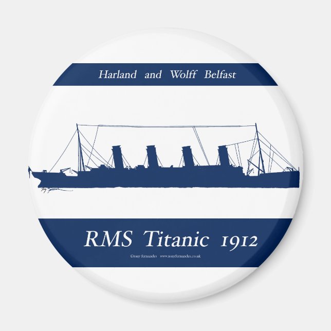 1912 titanisch 4 magnet (Vorne)