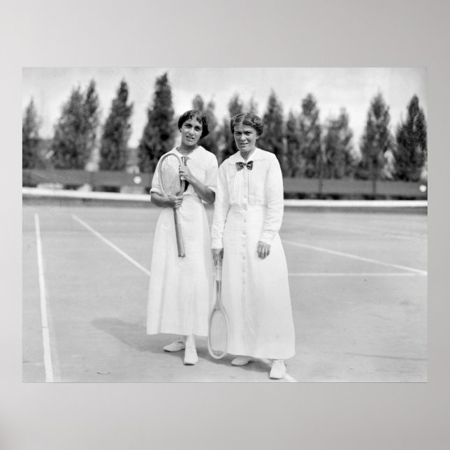 1913 Damen-Tennismeister Poster (Vorne)