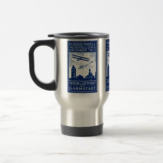 1913 Darmstadt Air Show Reisebecher (Links)
