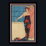 1913 George Barbier Art Deco Print 13 x 19 Poster<br><div class="desc">Art Deco Fashion Print von George Barbier ca. 1913</div>