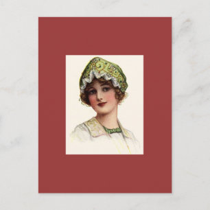 1913 Hat #1 Postkarte