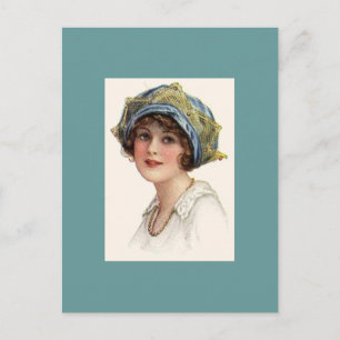 1913 Hat #3 Postkarte