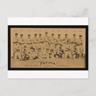 1913 Philadelphia Phillies Fatima Tobacco Card Postkarte