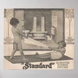 1913 Werbung für Bath-Spiele Poster