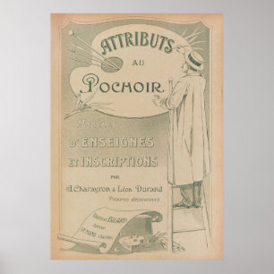 1914 Charayron Pochoir Kunst Ornament Pl01 Poster