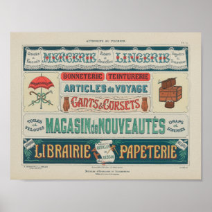 1914 Charayron Pochoir Kunst Ornament Pl18 Poster