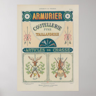 1914 Charayron Pochoir Kunst Ornament Pl23 Poster