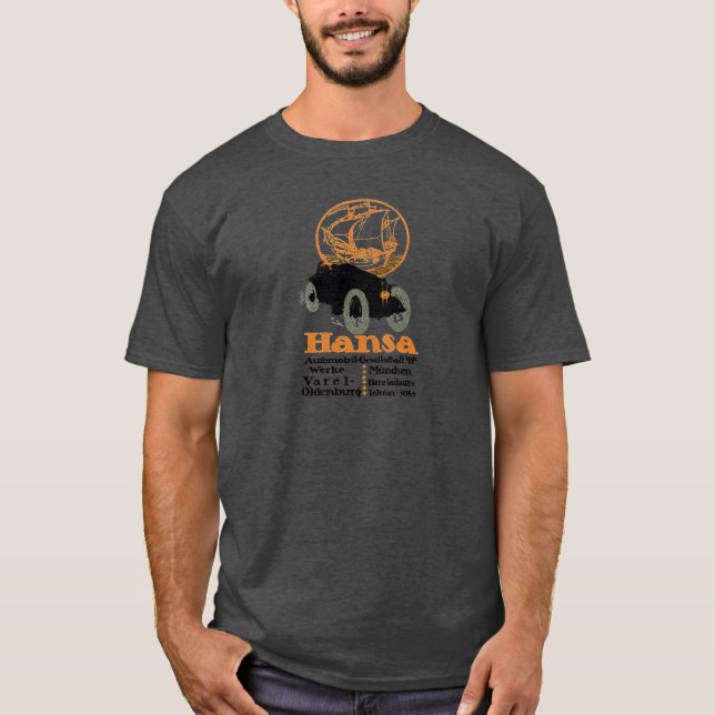 1914 Hansa Automobile T-Shirt (Vorderseite)