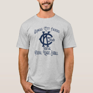 1914 Kansas City Packers Baseball Bundesstaatlich T-Shirt