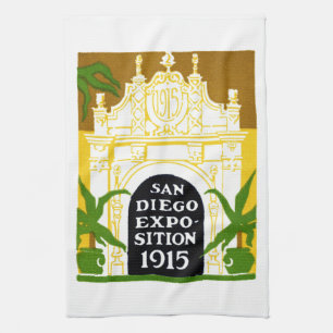 1915 Ausstellung in San Diego Küchentuch