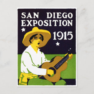 1915 Ausstellung in San Diego Postkarte