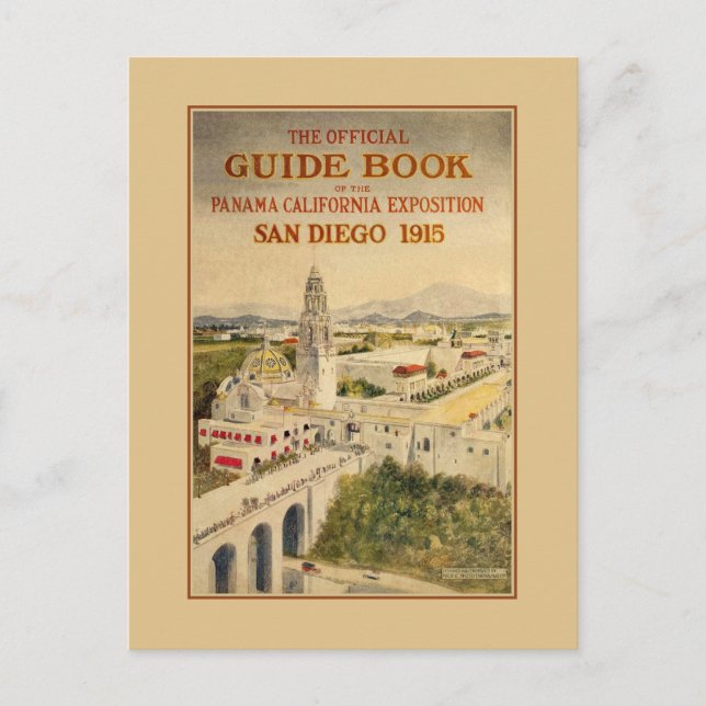 1915 Ausstellung Panama-Kalifornien Postkarte (Vorderseite)