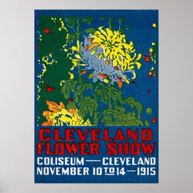 1915 Cleveland Blume Show Poster (Vorne)