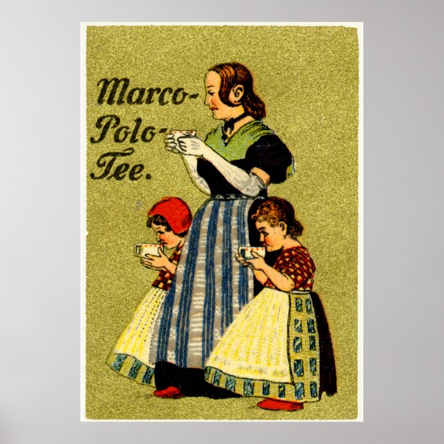 1915 genießt Marco Polo Tea Poster (Vorne)