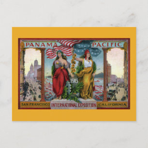 1915 Panama Pacific International Exposition Postkarte
