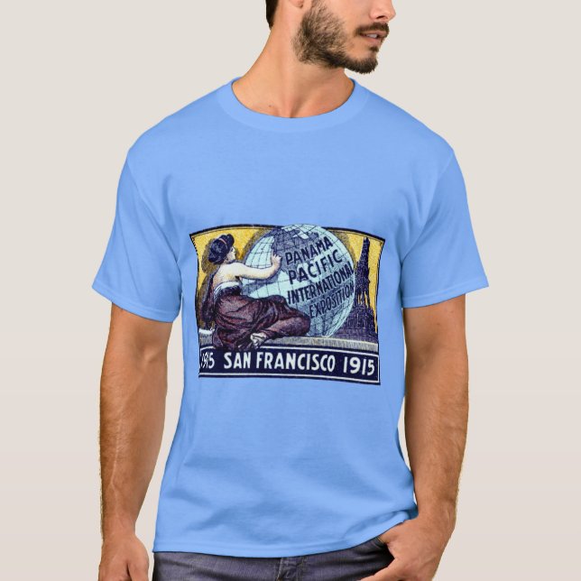 1915 San Francisco Exposition Oversized T-Shirt (Vorderseite)