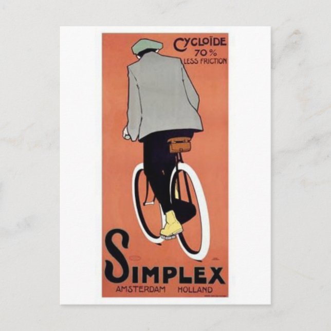 1915 Simplex Plakat Postkarte (Vorderseite)
