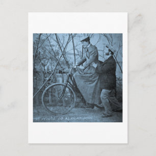 1915 Vintage Fahrrad - Du wirst ganz in Ordnung se Postkarte