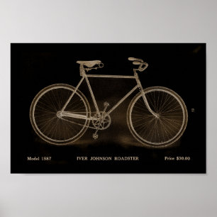 1915 Vintages Roadster Bicycle Ad Art Poster