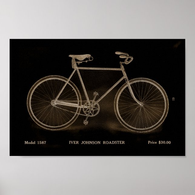1915 Vintages Roadster Bicycle Ad Art Poster (Vorne)