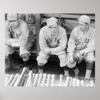 1916 Boston Baseball Poster