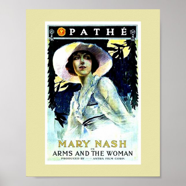 1916 Filmwaffen und die Frau Poster (Vorne)