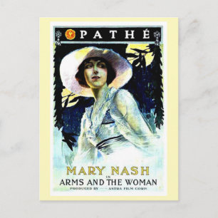 1916 Filmwaffen und die Frau Postkarte
