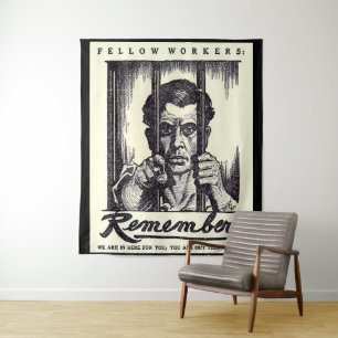 1917 Arbeitskollegen erinnern sich! Wandteppich