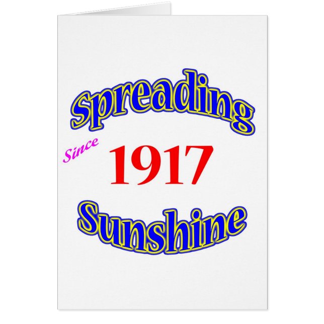 1917 ausgebreiteter Sonnenschein (Vorne)