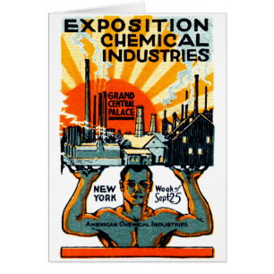 1917 Chemische Ausstellung Poster