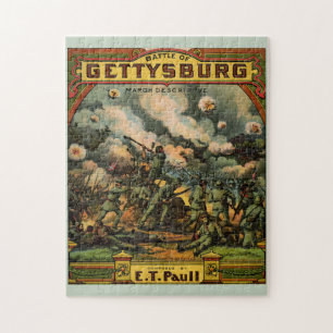 1917 die Schlacht von Gettysburg-Notenenabdeckung Puzzle