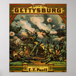 1917 Die Schlacht von Gettysburg Poster