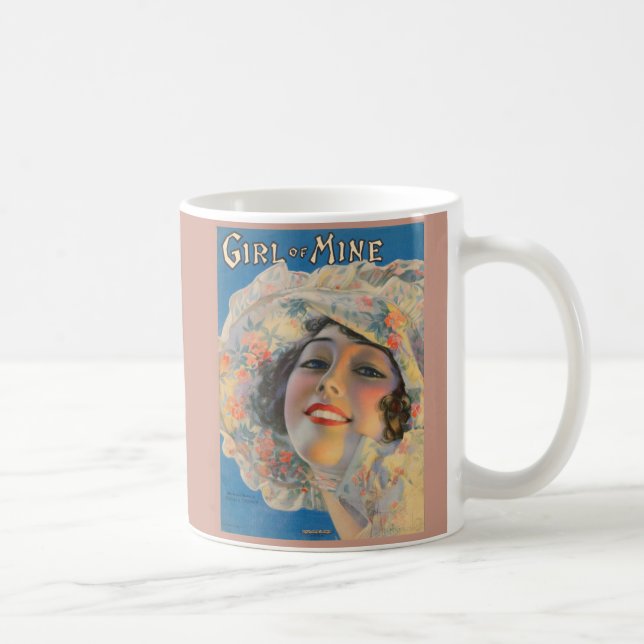 1917 Girl of Mine Notencover Kaffeetasse (Rechts)