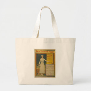 1917 WWI Plakat: Werde eine ausgebildete Krankensc Jumbo Stoffbeutel