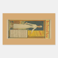 1917 WWI-Poster wird eine ausgebildete Krankenpfle