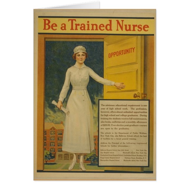 1917 WWI-Poster wird eine Krankenschrift mit Ausbi (Vorne)